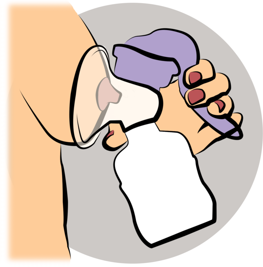 Breast - Clipart - Lactation (894x894)