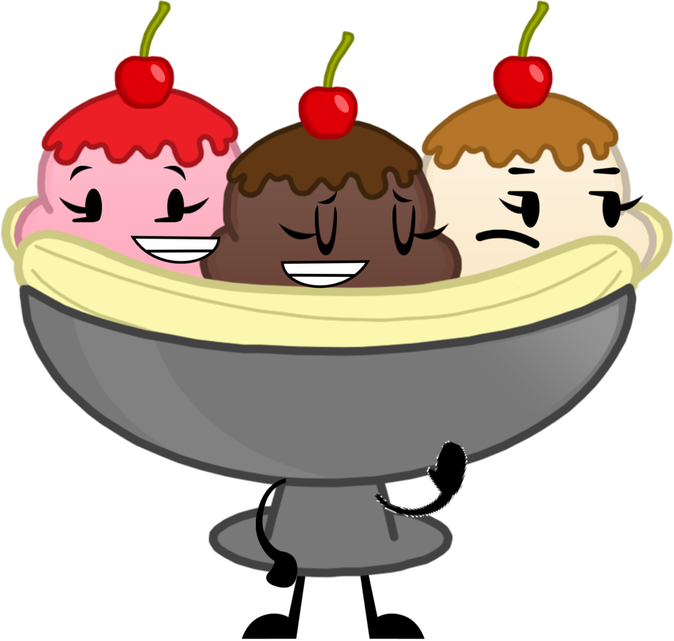 Banana Split Pose - Banana Split (972x924)