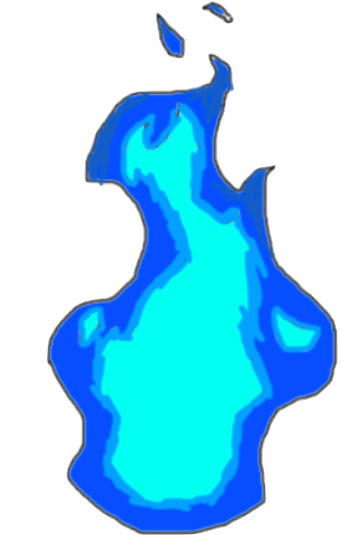 Blue Fire Animation Png (318x536)