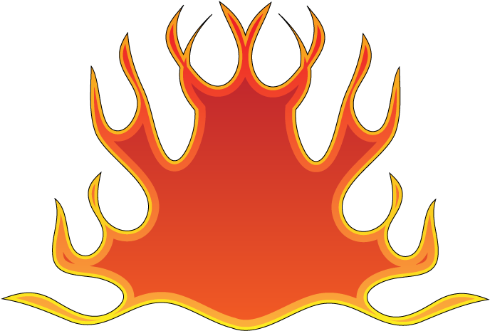 Drawn Flames Transparent - Flame (960x560)