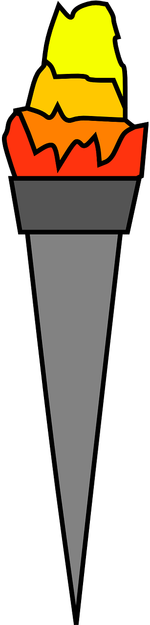 Olympic Torch Clipart - Torch (640x1280)