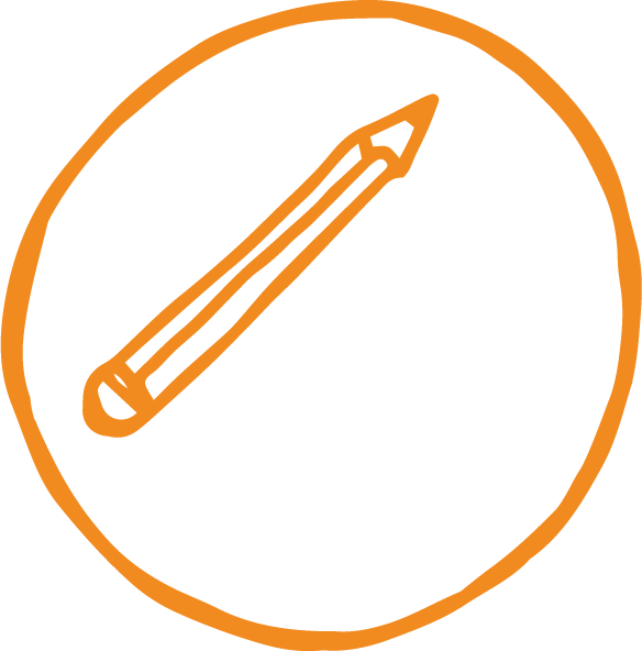 Pencil Icon - School On Wheels (584x592)