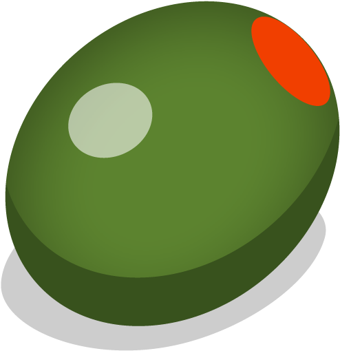 Olive Clipart - Green (512x512)