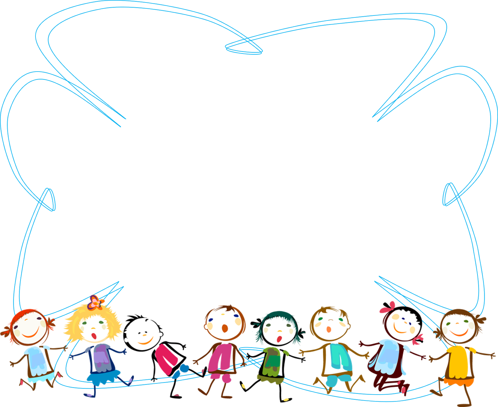 Children Clip Art Borders (1600x1308)