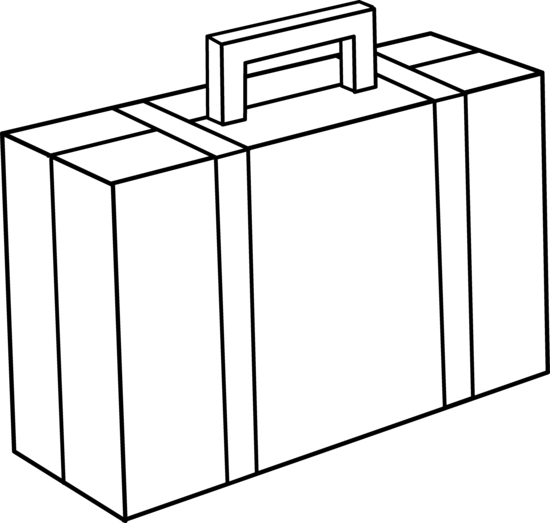 Briefcase Black And White (550x523)