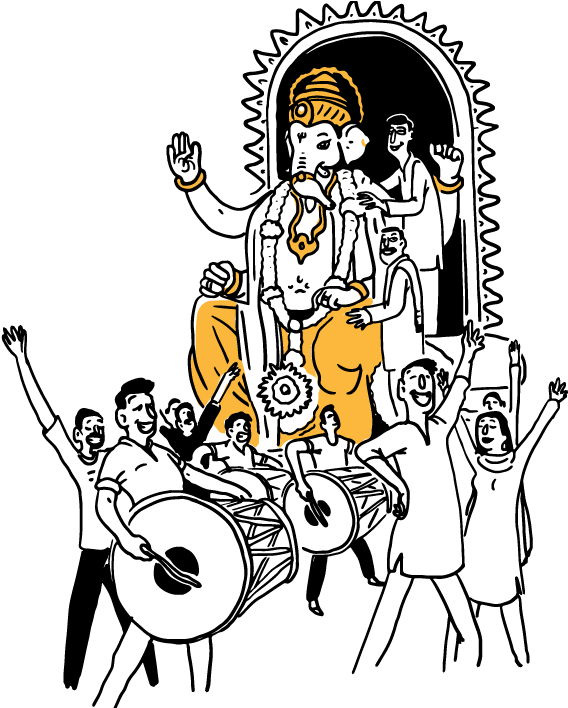 Ganpati-01 - Cartoon (870x707)