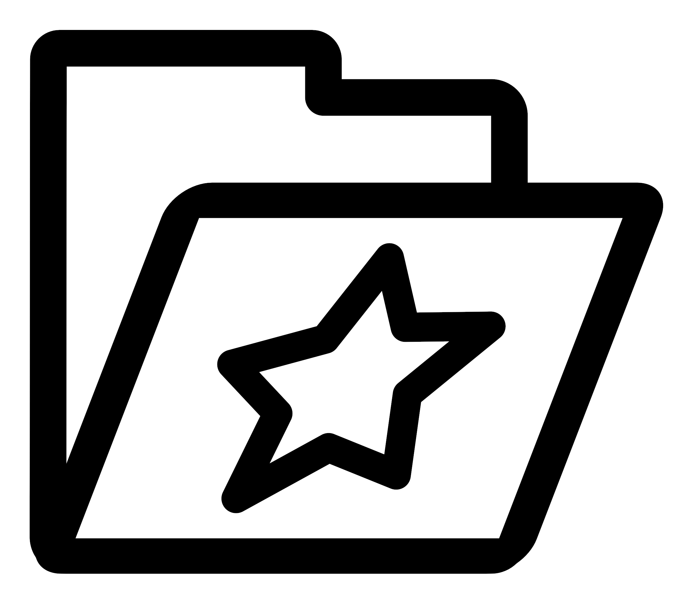 Mono Folder Favorite - Icon (2400x2400)