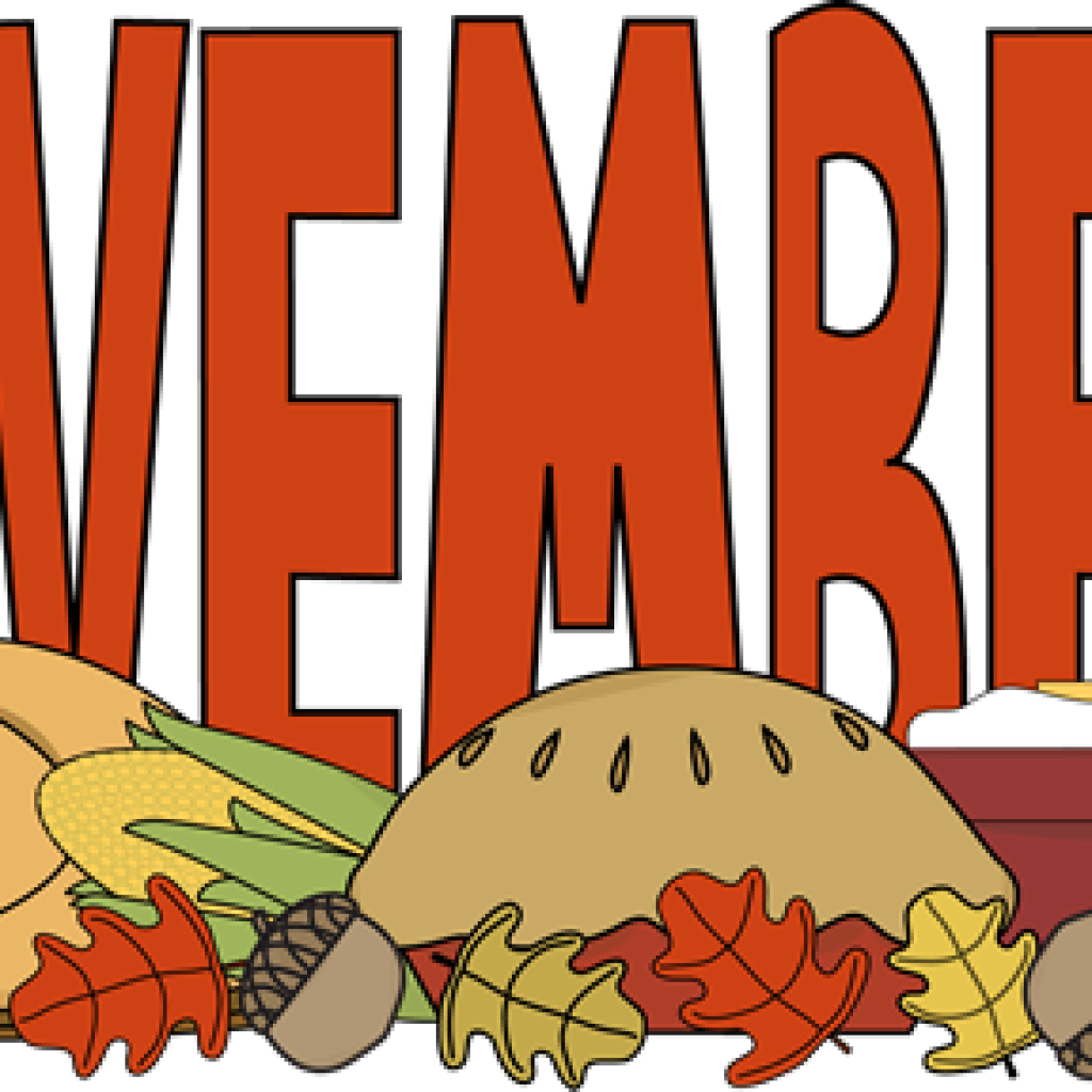 Thanksgiving Food Clipart Month Of November Thanksgiving - Thanksgiving 2017 Clip Art (1024x1024)