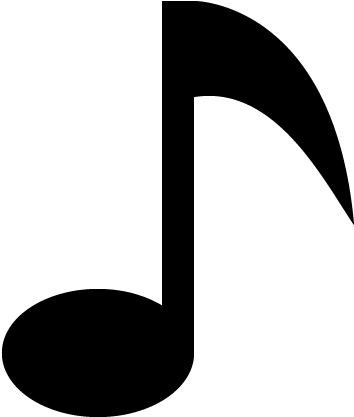 Music Note 1 Icon - Eighth Note (512x512)