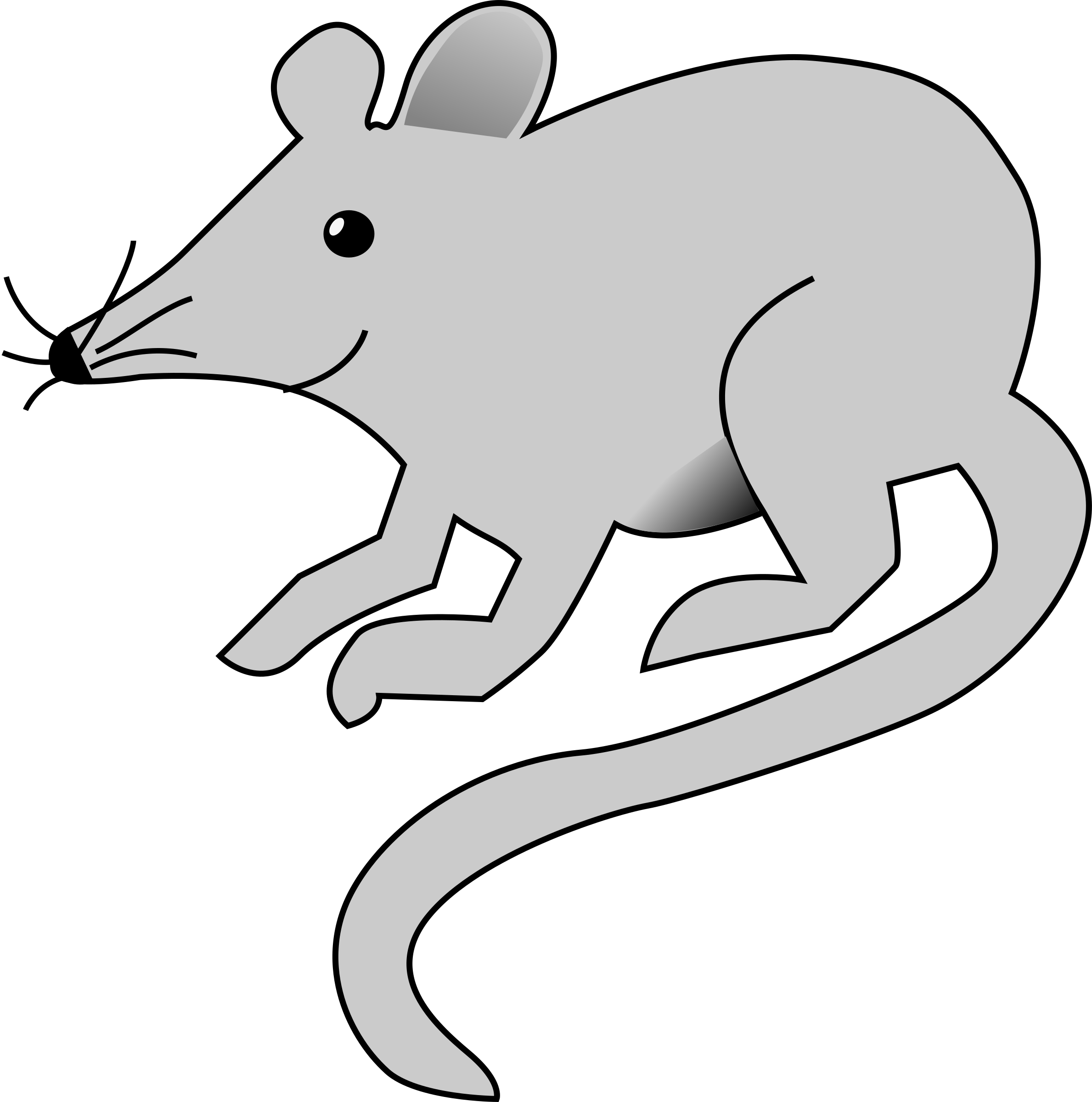 Big Image - Mouse Cartoon Transparent Background (2378x2400)