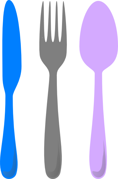 Cutlery Clip Art (390x592)