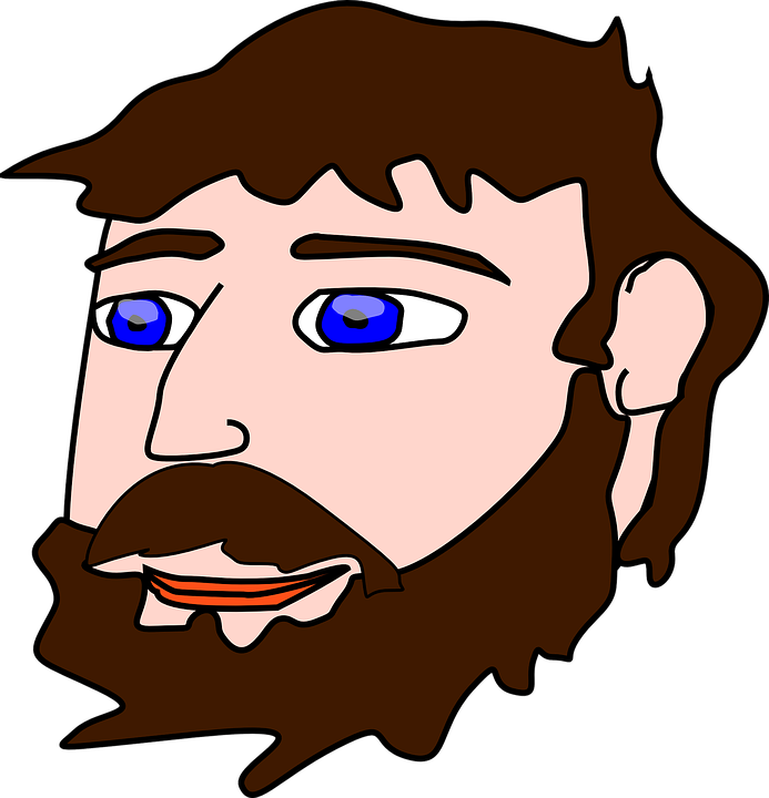 Man Head Clipart (693x720)