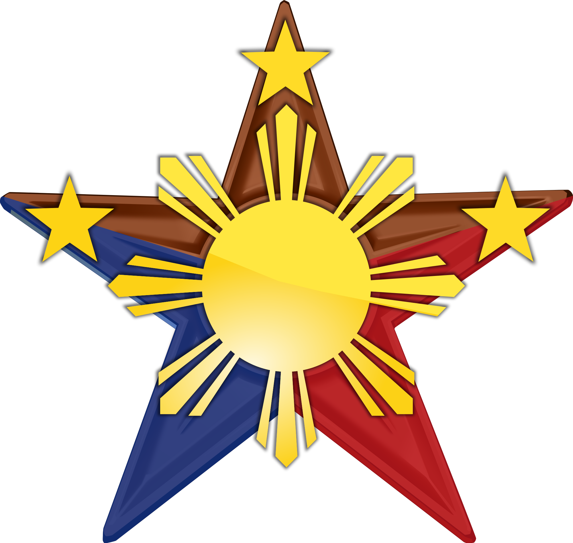 Open - 3 Star And A Sun Vector (2000x1895)
