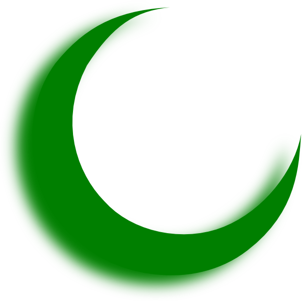 Cartoon Moon Clipart Free Clip Art Images Image - Green Half Moon Png (600x599)