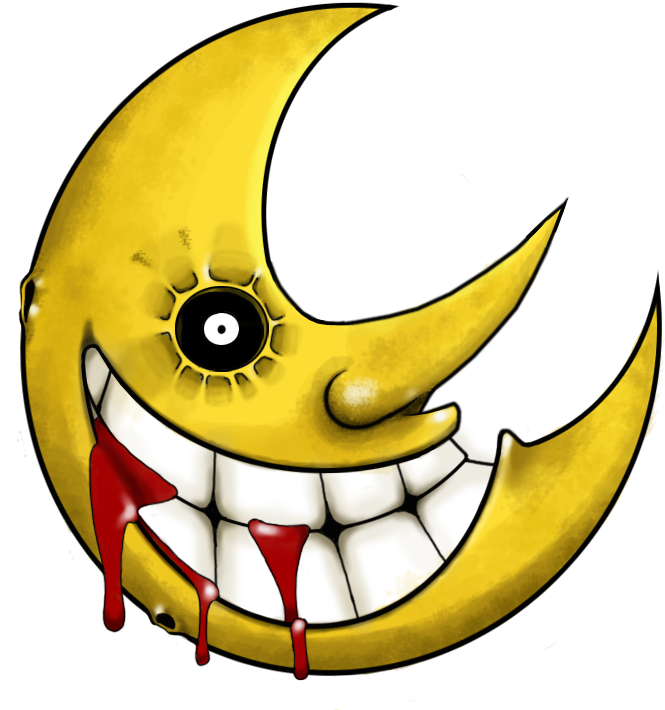 Ex-boyfriend's Tattoo By Pocketlintchibis - Soul Eater Moon And Sun (674x716)