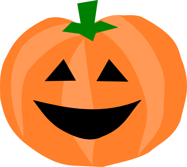Cute Pumpkin Clip Art Free Clipart Images - Cute Halloween Pumpkin Clipart (600x535)