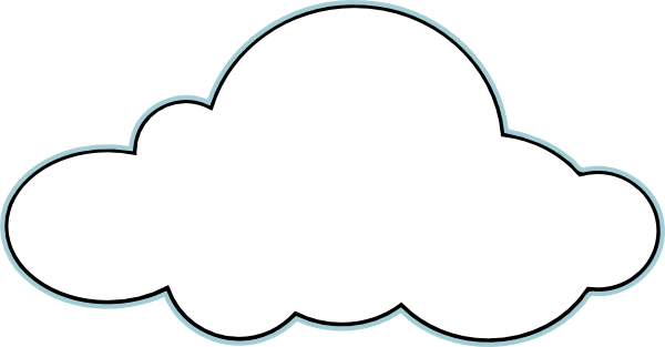 Cloud Clip Art (600x313)
