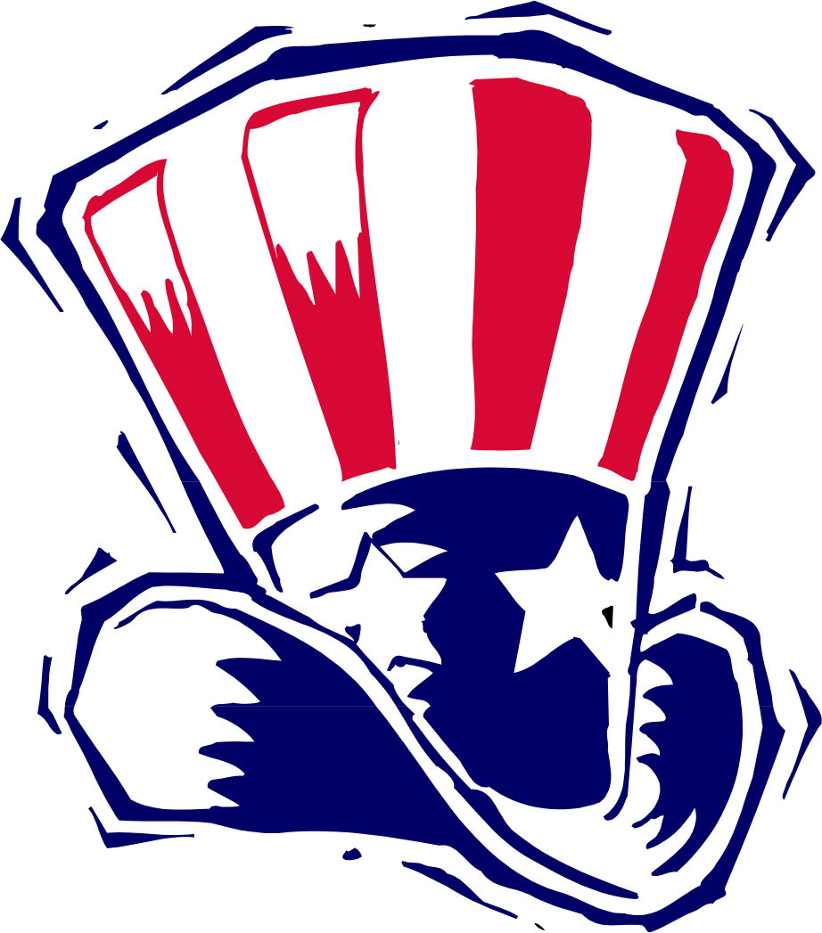 Uncle Sam Hat - Png Uncle Sam Hat (922x1047)