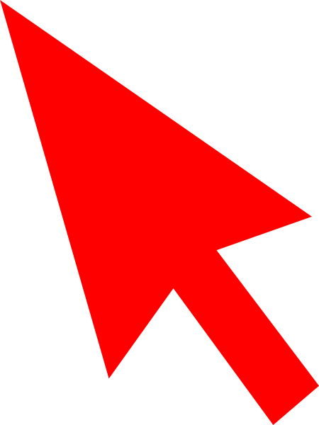 Mouse Pointer Clip Art At Clker - Red Mouse Pointer Png (450x600)