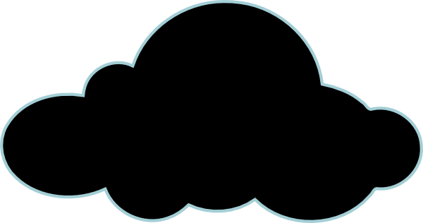 Dark Cloud Clip Art - Dark Clouds Clipart (600x316)
