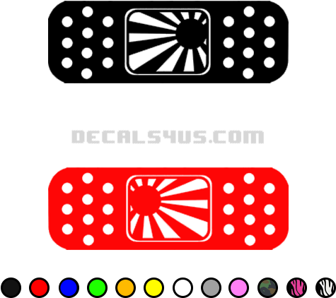 Rising Sun - Decal (500x500)