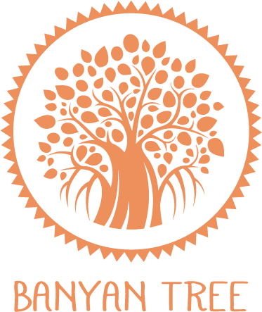 Banyan Tree Clipart Bayan - Circle (373x443)