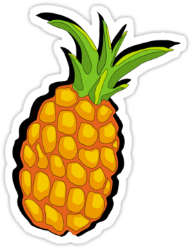 Clipart Info - Ананас Вектор Пнг (375x360)