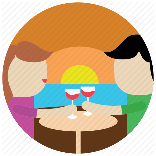 Dinner, Interactions, Sea, Side, Social - Icon (512x512)