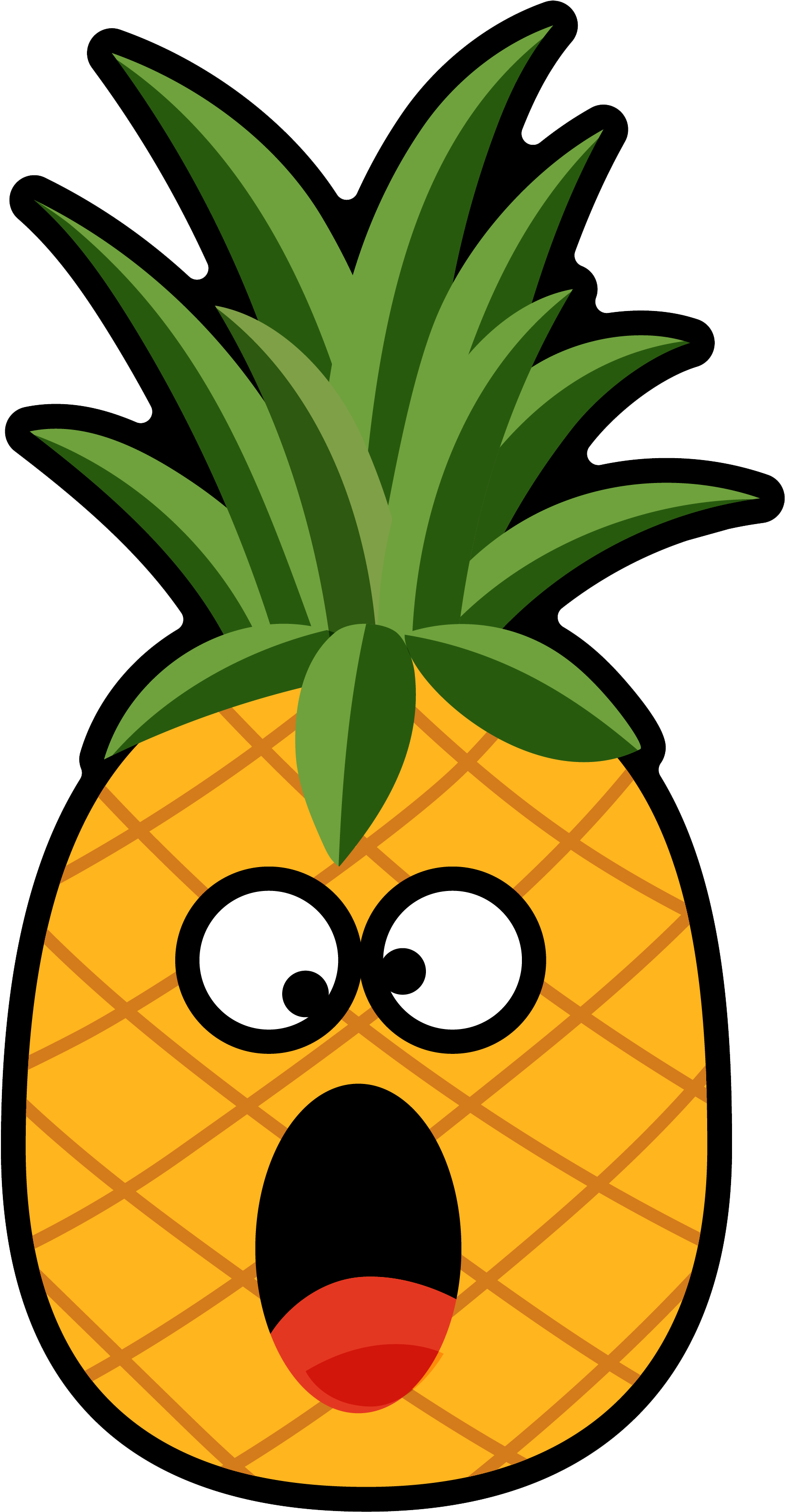 Pina The Pineapple - Yikes (3164x3164)