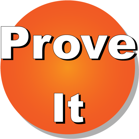 Prove It - Prove It Clipart (500x500)