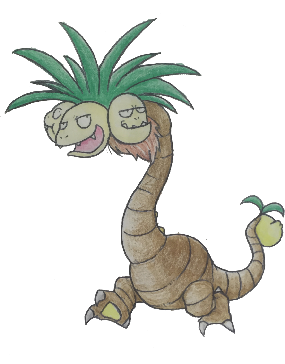 Pokemon Sun & Moon - Exeggutor (1280x1572)