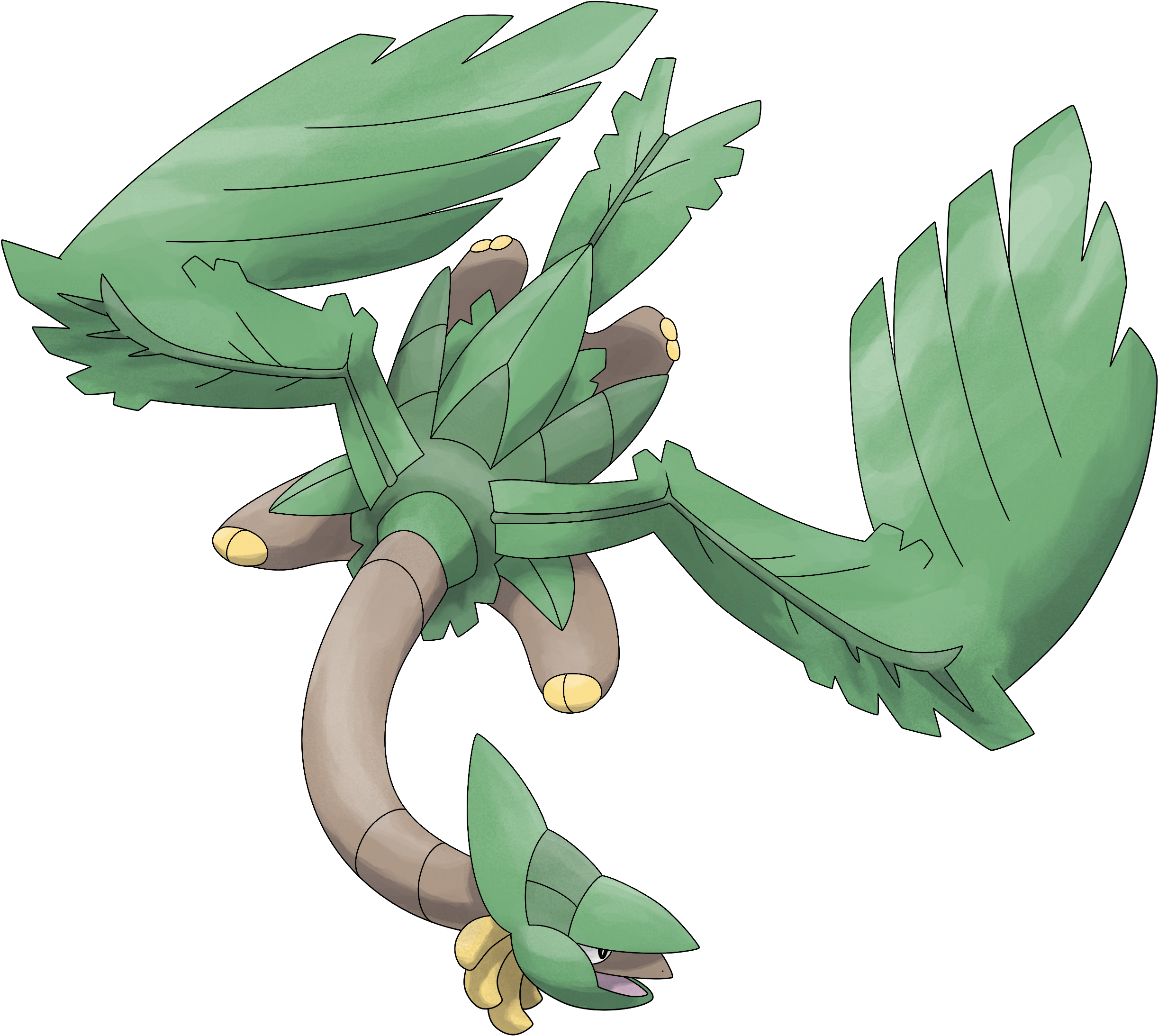 Pokemon Mega Tropius (2500x2233)