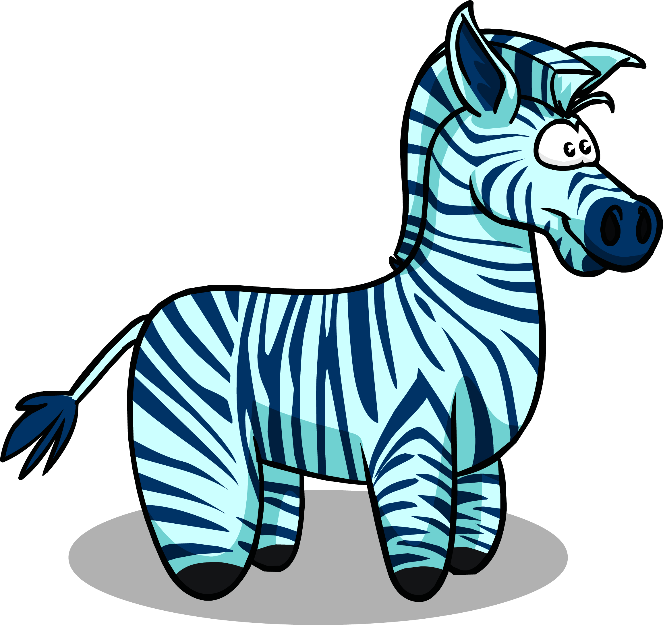 Zebra Sprite 002 - Zebra (2309x2177)