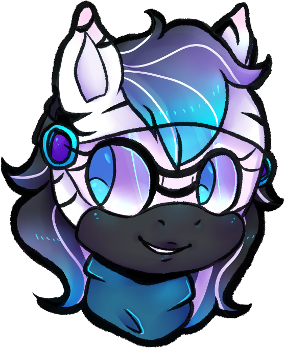 Splatter The Zebra - Cartoon (656x757)