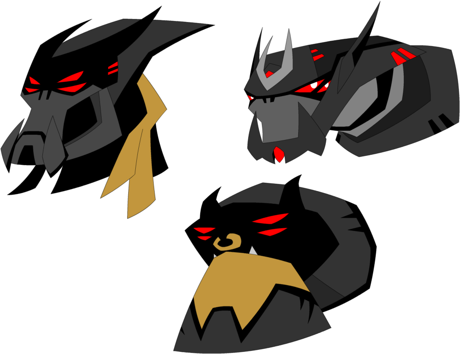 Animated Head Studies - Transformers Animated Dreads (941x693)