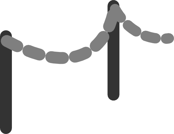 Queue Poles Clip Art - Queue Poles Png (600x462)