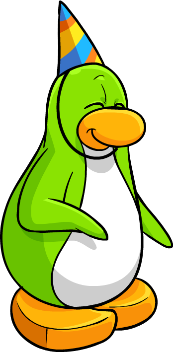 Lime Green Penguin25 - Green (348x709)