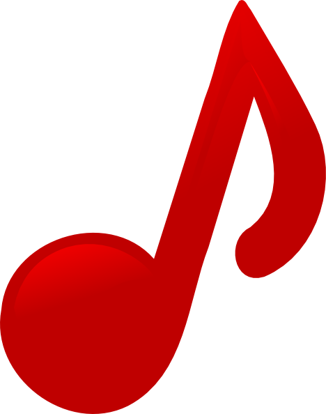 Black Double Note - Colored Music Notes Clip Art (468x594)