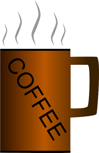 Coffee Cup Vector Graphics - แก้ว กาแฟ สี น้ำตาล กราฟฟิก (414x640)