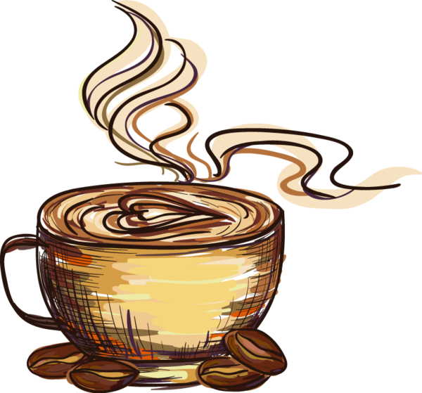 Coffee Cups - Чашка Кофе Вектор Png (600x559)
