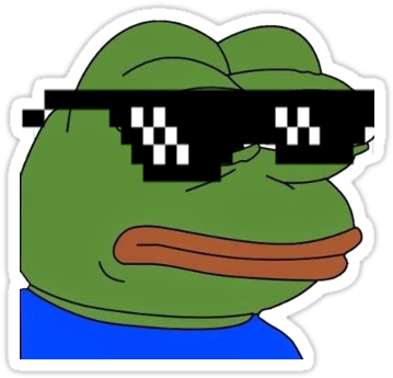 Dank Pepe - Pepe The Frog High (375x360)