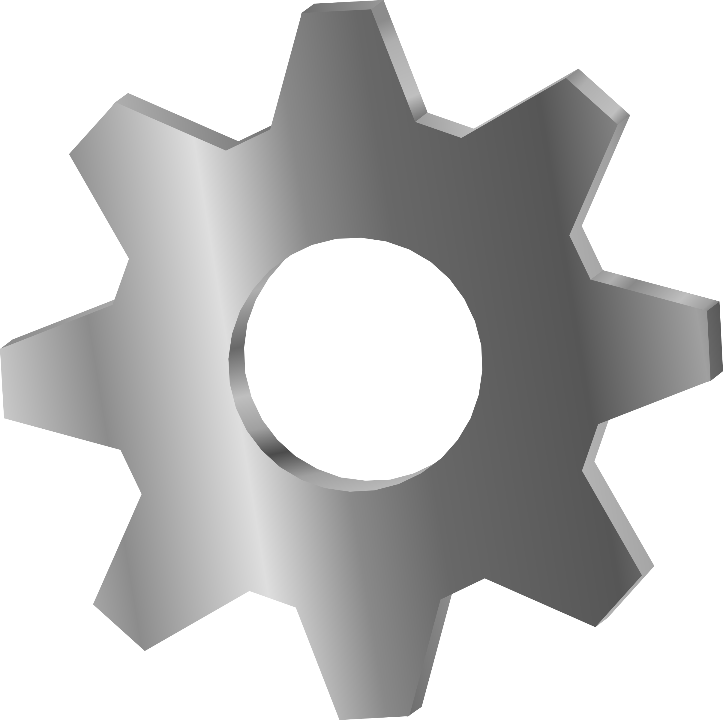 3d - Metal Cog (2410x2400)