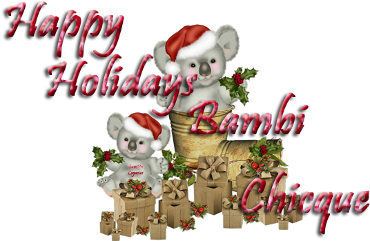 Happy Holidays Koala Bear - Koala (578x393)