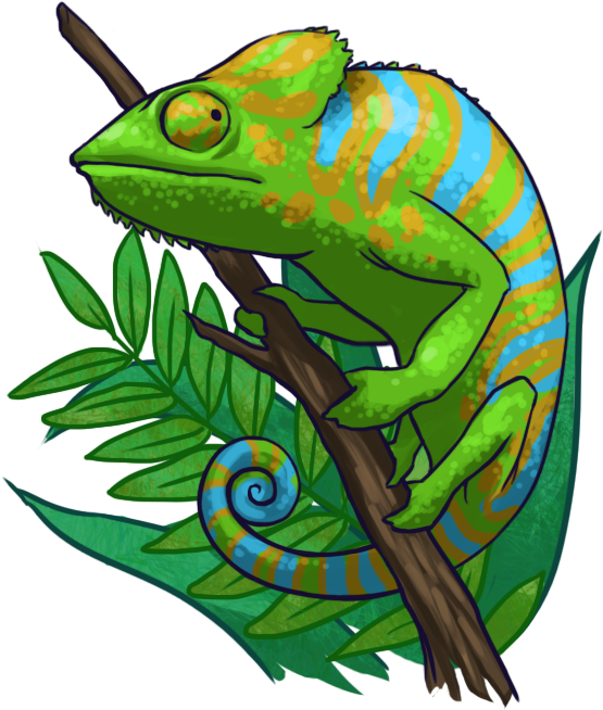 Check It Out Here - Chameleons (675x703)