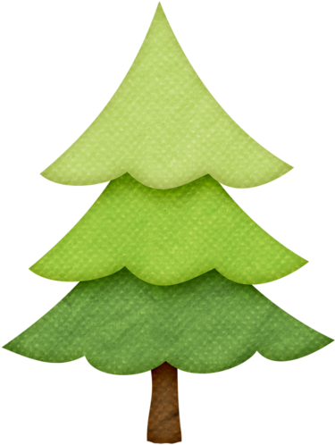 Camping Tree Clip Art (387x500)