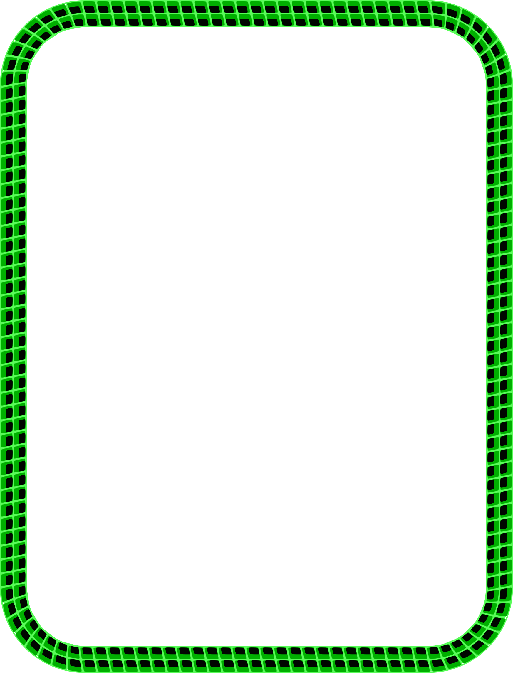 3d Grid Border - 3d Grid Border (1746x2292)