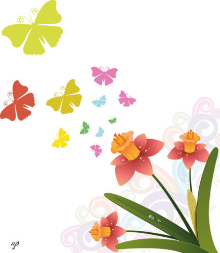 Vector Graphics - - Gifs De Flor De Silvitablanco (435x500)