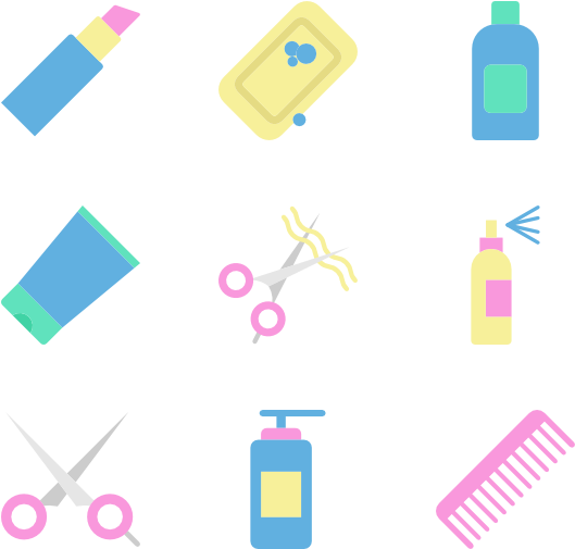 Hairdressing - Graphic Design (600x564)