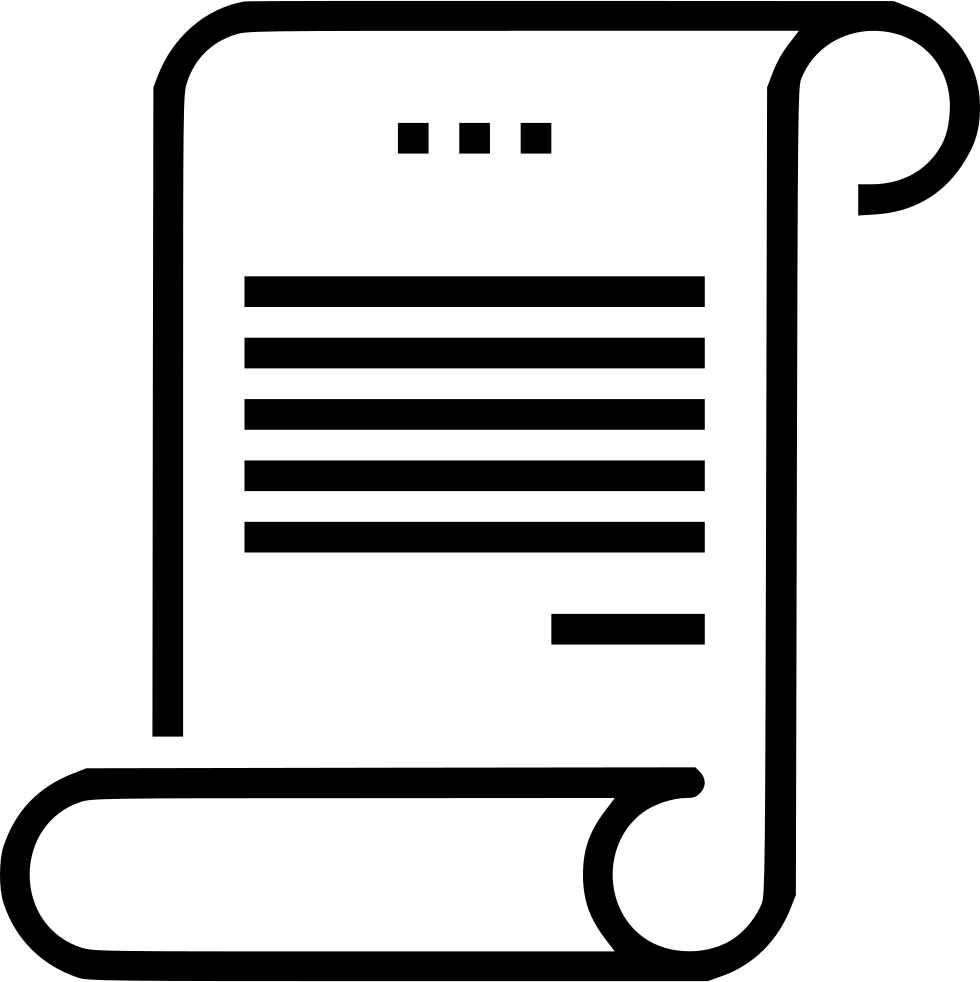 Scenario Scroll Comments - Scroll Icon Png (980x982)
