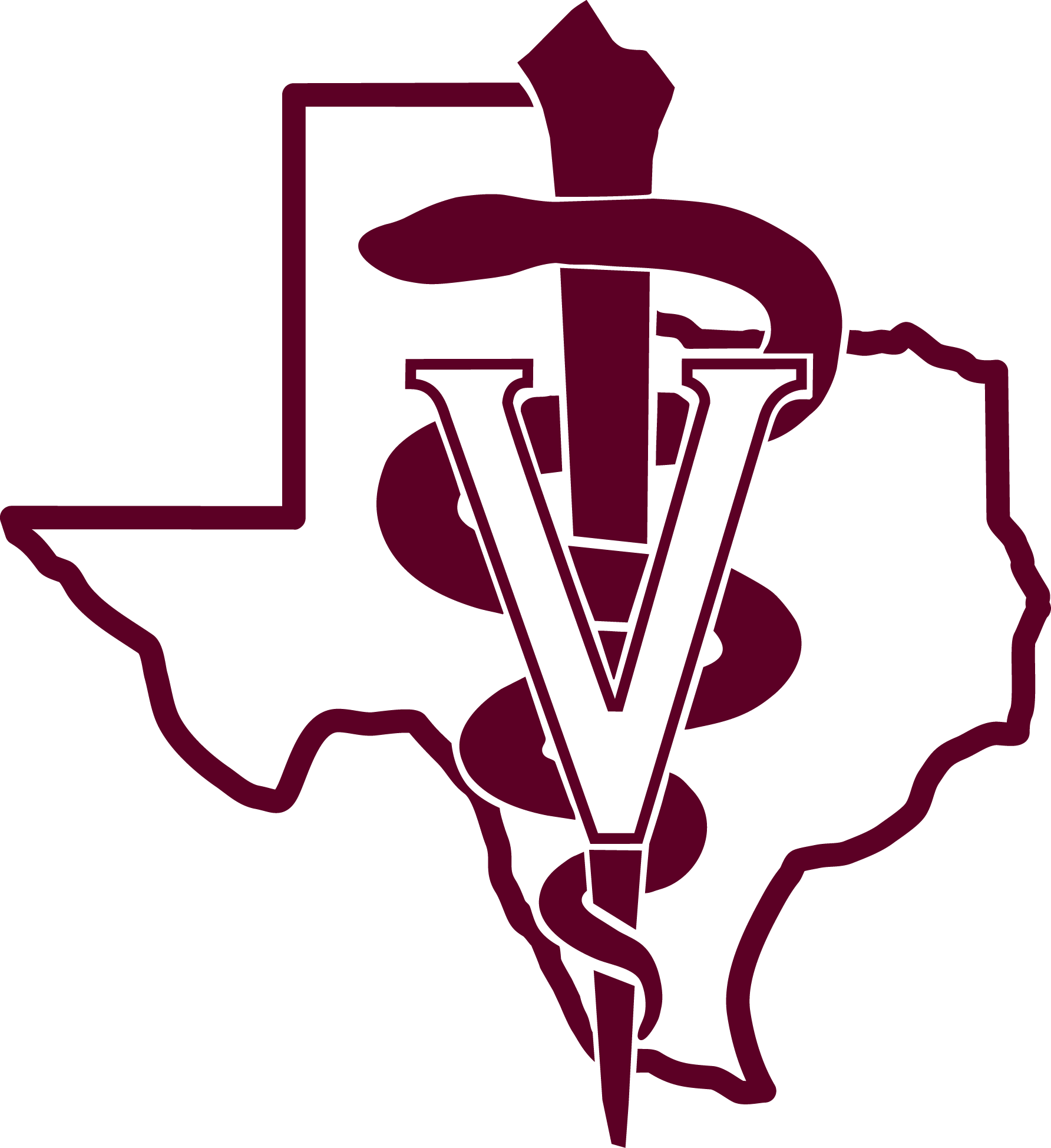 Texclepius Graphic Element - Texas A&m College Of Veterinary Medicine & (1784x1948)